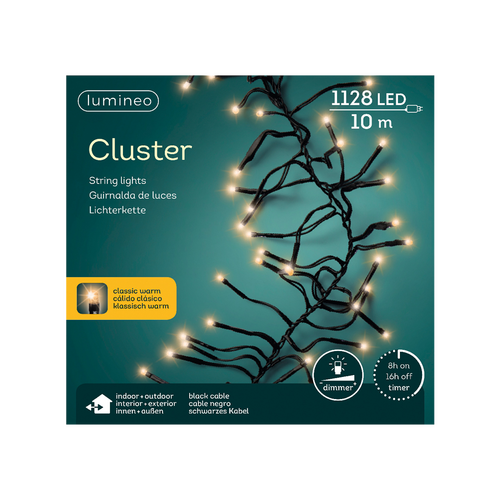 Clusterverlichting 10M/1120L Klassiek Warm - afbeelding 1