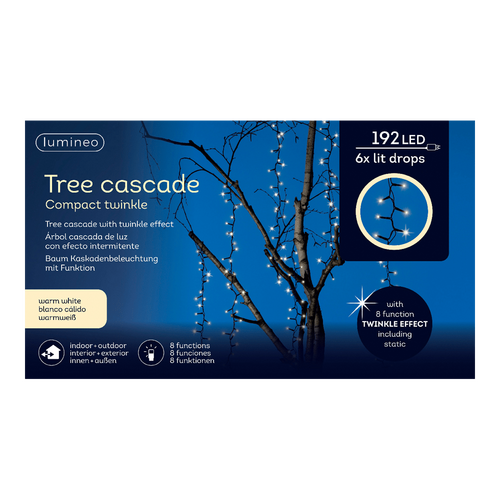 Led tree cascade comp. l200c zw/wwt - afbeelding 1