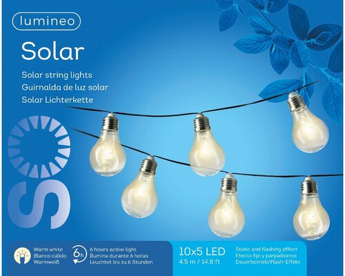 Party Solar lights 4,5m - afbeelding 1